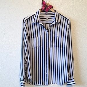 Loft • striped blouse